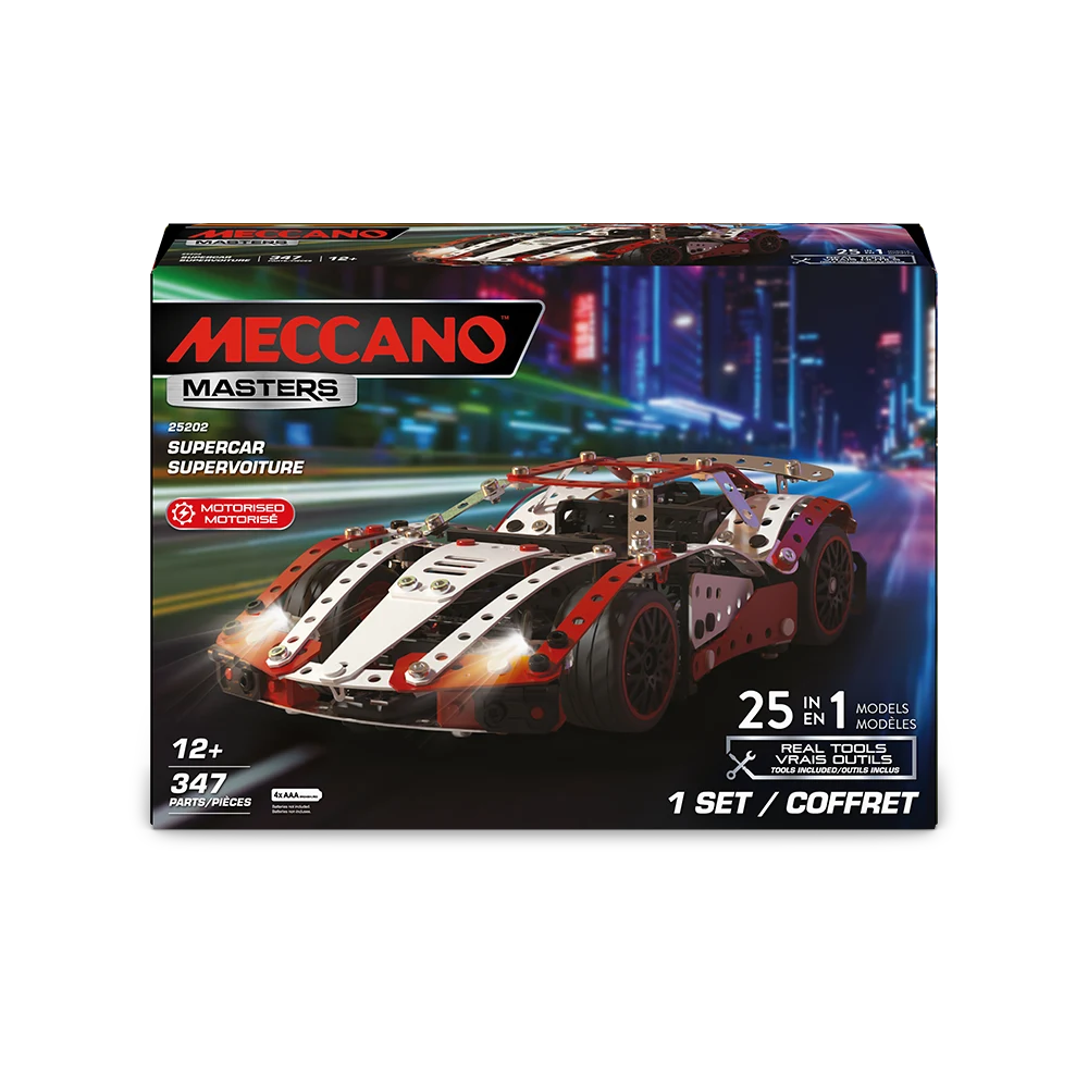 25-in-1 Supercar — verpakking